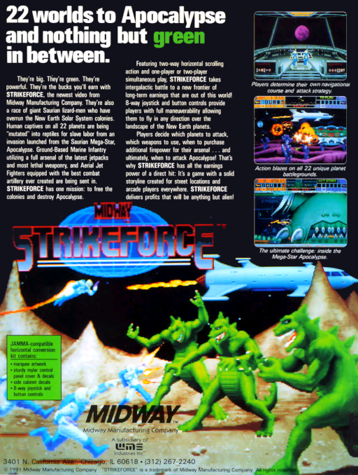Strike Force (rev 1 02-25-91) Game Cover